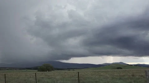 Braidwood Supercell Timelapse Stock Footage 40724302
