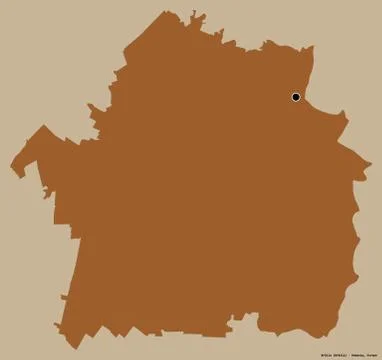 Braila, county of Romania, on solid. Pattern Stock Illustration