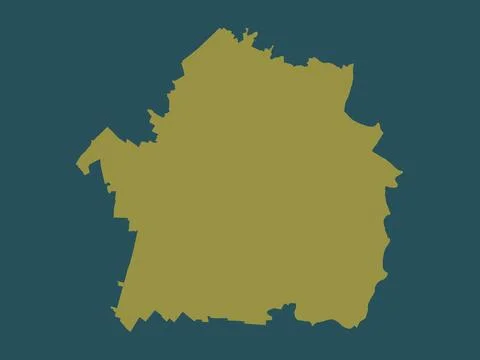 Braila, Romania. Solid color shape Stock Illustration