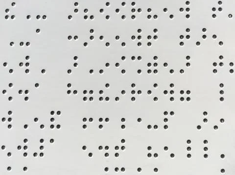 Braille Code background Foto stock
