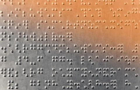 Braille dots background Fotos de archivo