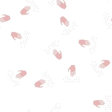 Braille font glyph seamless pattern Illustrazione stock