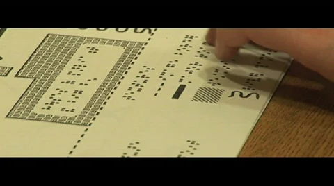 Braille Stock Footage 277821