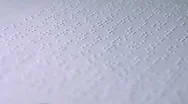 Braille Stock Footage