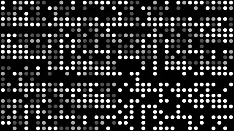 Braille Infinite Digits Stock Footage 43129919