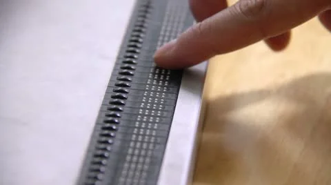 Braille Keyboard Stock Footage 10753897