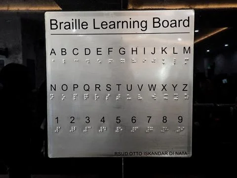 Braille Learning Board to help the Blind Fotos de archivo