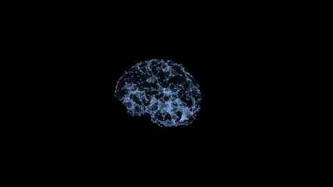 Brain 3D Animation Stock Footage 260998077