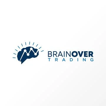 Brain abstract logo vector stock. trading design concept. イラスト素材