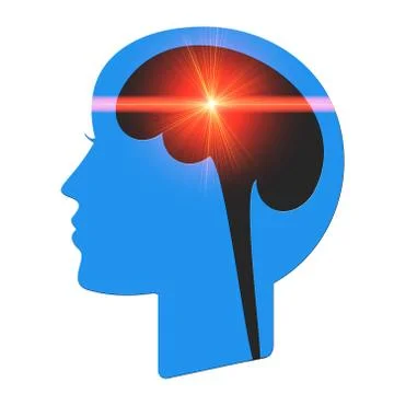 Brain activity Stock Illustration