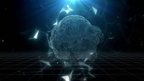 Brain AI Plexus Loop Stock Footage 197020512