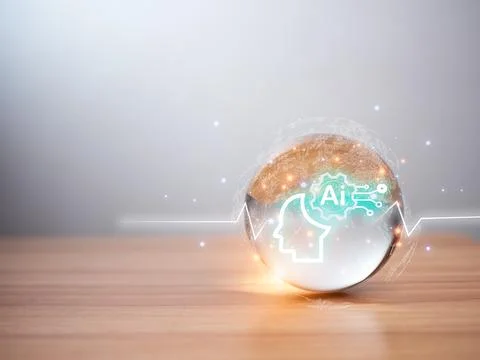 Brain of AI, Symbolic, Machine learning, artificial intelligence of futuris.. 스톡 사진