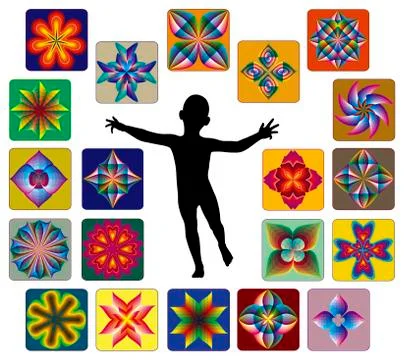 Brain and Memory Games for Kids in early Years Illustrazione stock