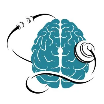 Brain and tonometer Stock Illustration