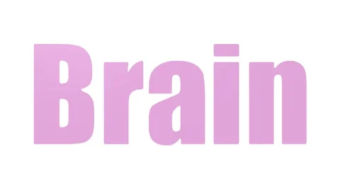 Brain Animated Word Cloud Isolated Stock Footage 107238331