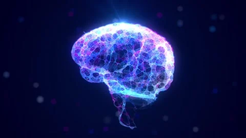 Brain animating in and out Vidéo 243287731