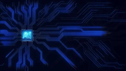 Brain Artificial Intelligence AI Automation, Customer service AI powered chatbot Stock Footage 258329669