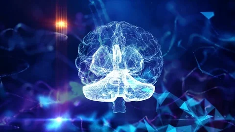 Brain artificial intelligence concept Stock Footage 107222462