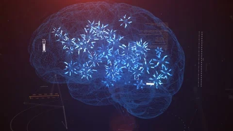 Brain Artificial Intelligence Neural Network Video stock 146168067