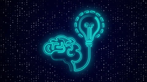 Brain artificial intelligence technology, Future innovation digital concept Stock Footage 345480132