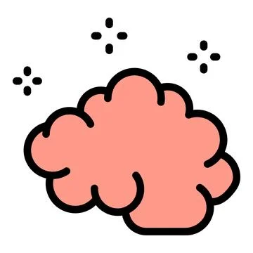 Brain awareness icon vector flat Stock Illustration