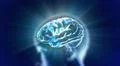 brain blue flare Illustration