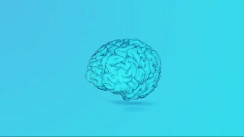 Brain blue Vidéo 154472949