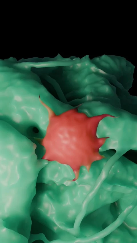 Brain cancer cell Stock Footage 305632336