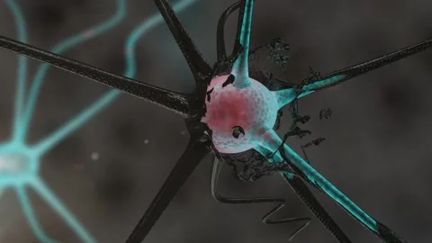 Brain cell destruction Stock Footage 148748892