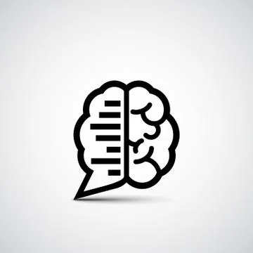 Brain Chat Stock Illustration