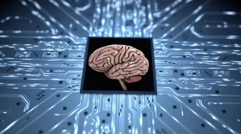 Brain on a chip intro slow HD 库存影片 49457586