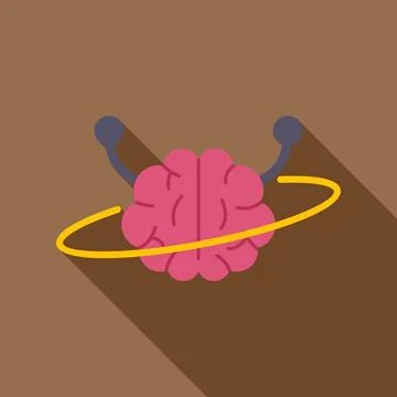 Brain with circuit connections representing artificial intelligence Stockillustratie
