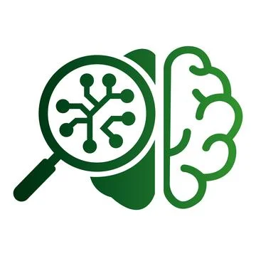 Brain Circuit Technology Logo Design Digital icon research analysis icon vector  Stock Illustration