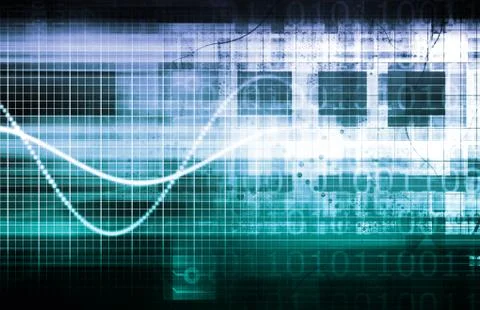 Brain Computer Interface Illustrazione stock