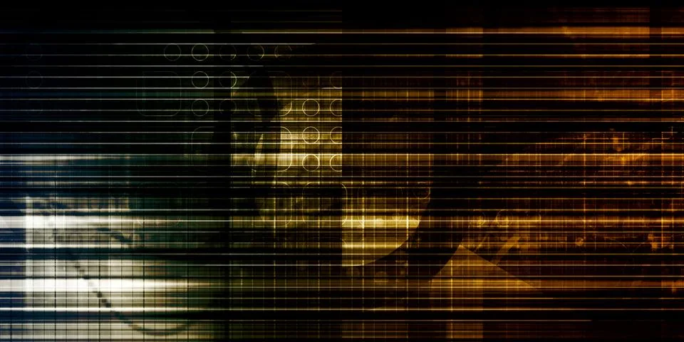 Brain Computer Interface 库存照片