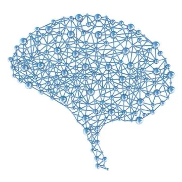 Brain concept 3D illustration Stock Illustration