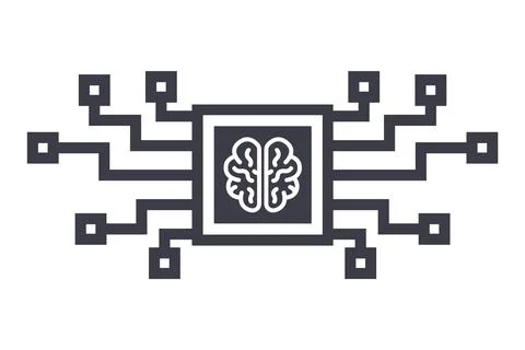 Brain Concept illustration. Stock Illustration