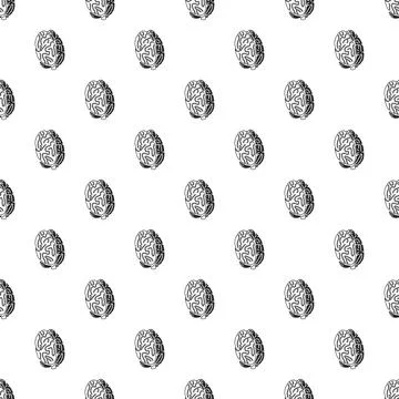 Brain concept pattern seamless Stock Illustration