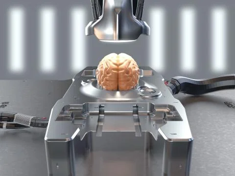 Brain Conceptual illustration Stock Illustration