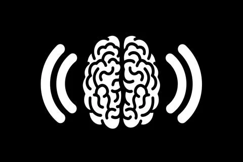 Brain Concussion and traumatic brain injury - vibration in the head after sho Stock Illustration