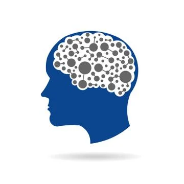 Brain Connections Logo Vector illustration イラスト素材