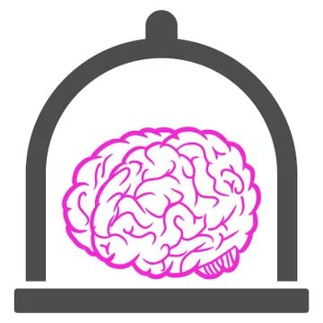 Brain Conservation Vector Icon Ilustración de archivo