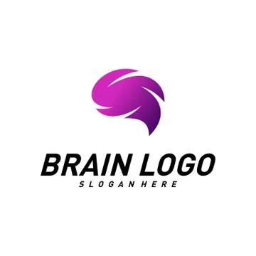 Brain, Creative mind, learning and design icons. People symbols. Colorful Ico Stock Illustration
