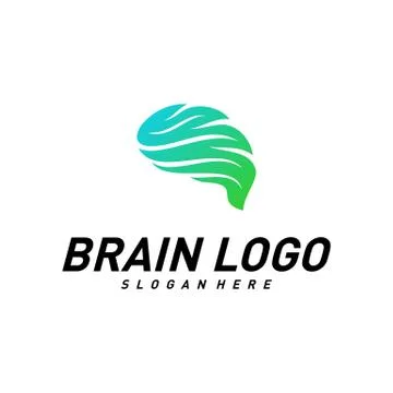 Brain, Creative mind, learning and design icons. People symbols. Colorful Ico Stock Illustration