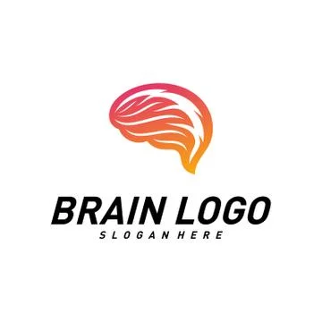 Brain, Creative mind, learning and design icons. People symbols. Colorful Ico Stock Illustration