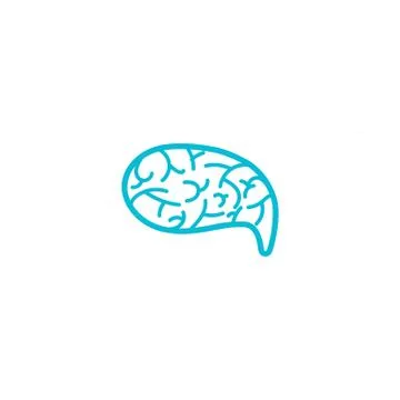 Brain creative vector logo template icon element isolated イラスト素材