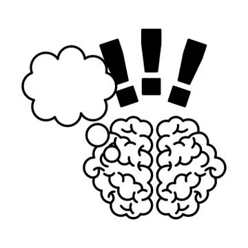 Brain creativity idea Stock Illustration