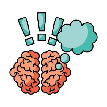 Brain creativity idea Stock Illustration