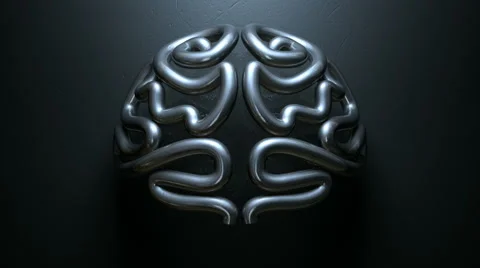 Brain curves animation, pan out top view 動画素材 41378761
