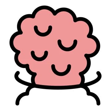 Brain damage showing loss of memory and cognitive decline 스톡 일러스트